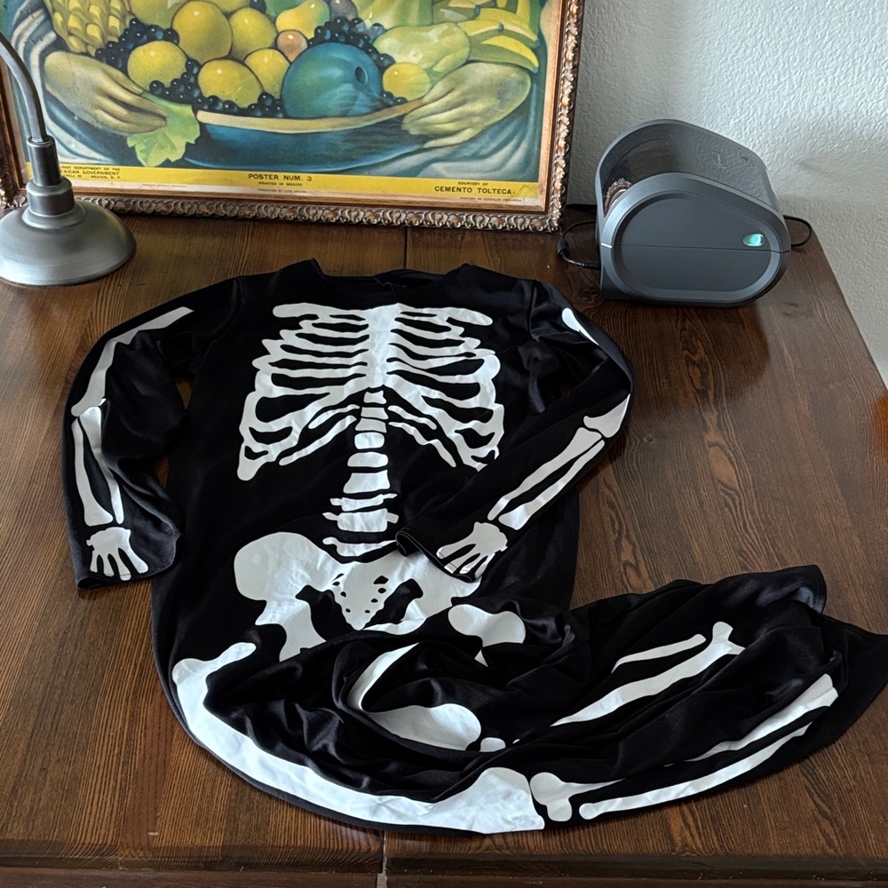 Black Skeleton Costume